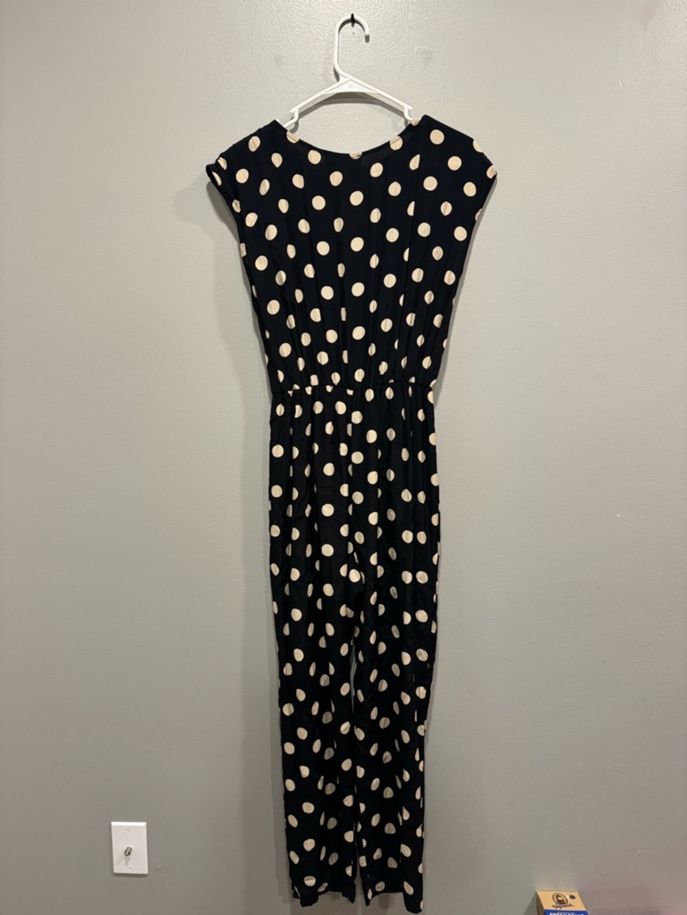 Anthropologie Corey Lynn Calter Wrapped Polka Dot Jumpsuit Size Small - Picture 4 of 9